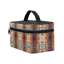 Load image into Gallery viewer, Dark Sandway Cosmetic Bag/Large (Model 1658) Cosmetic Bag e-joyer 
