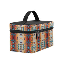 Load image into Gallery viewer, Dark Sandway Cosmetic Bag/Large (Model 1658) Cosmetic Bag e-joyer 
