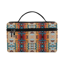 Load image into Gallery viewer, Dark Sandway Cosmetic Bag/Large (Model 1658) Cosmetic Bag e-joyer 
