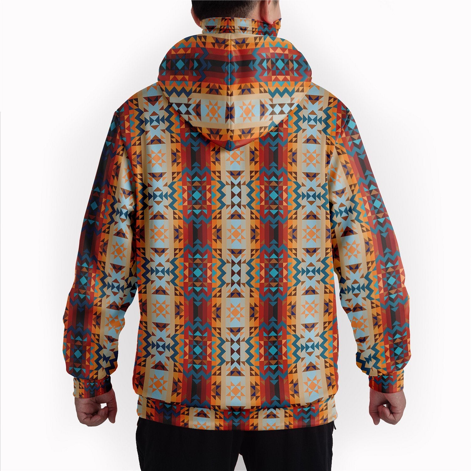 Dark Sandway Hoodie with Face Cover 49 Dzine 