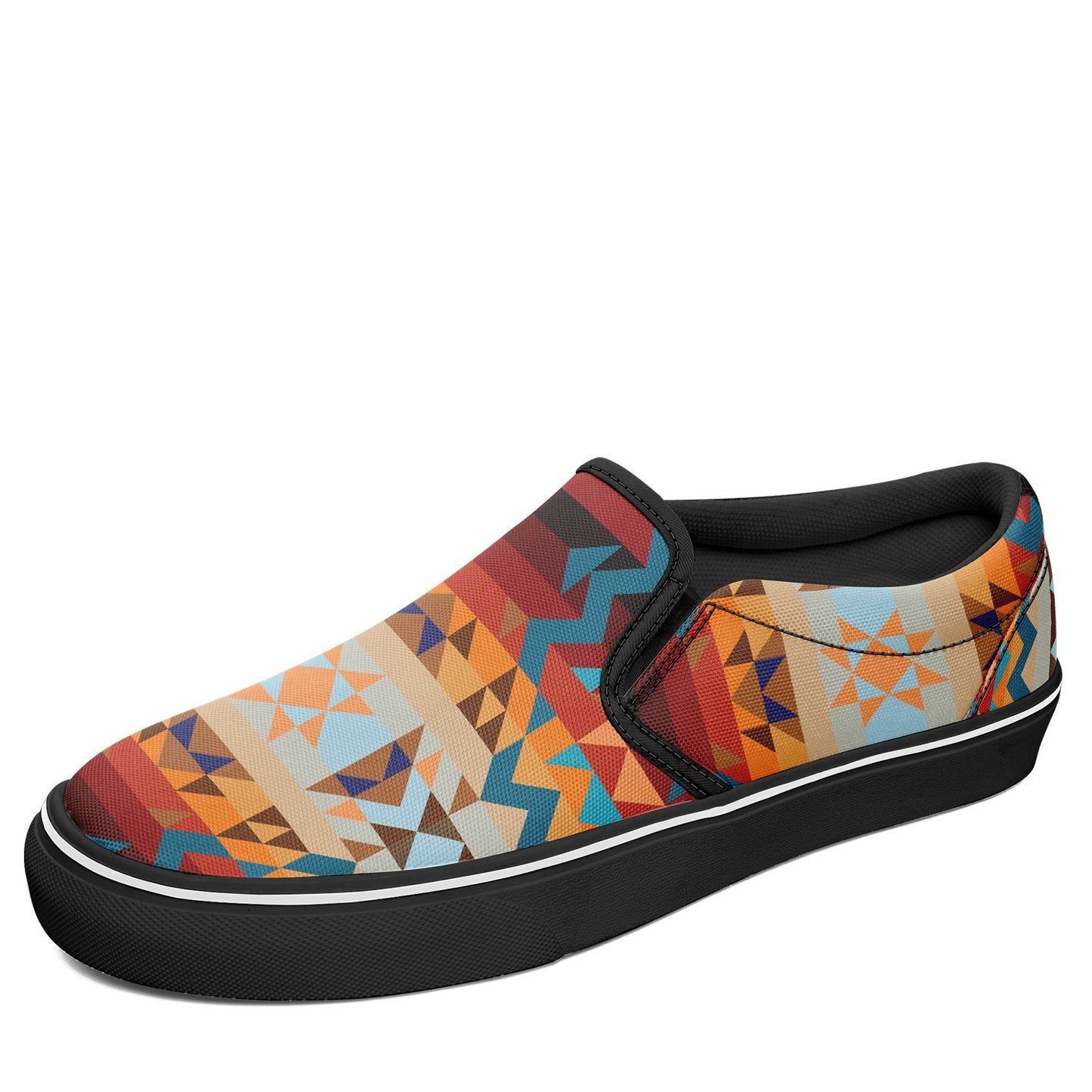 Dark Sandway Otoyimm Canvas Slip On Shoes otoyimm Herman US Youth 1 / EUR 32 Black Sole 