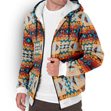 Load image into Gallery viewer, Dark Sandway Sherpa Hoodie hoodie Herman 
