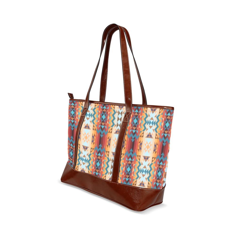 Dark Sandway Tote Handbag (Model 1642) Tote Handbags (1642) e-joyer 