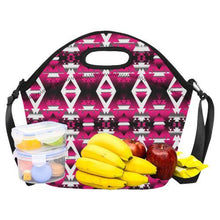 Load image into Gallery viewer, Dark Sunset Winter Camp Neoprene Lunch Bag/Large (Model 1669) Neoprene Lunch Bag/Large (1669) e-joyer 
