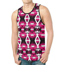 Load image into Gallery viewer, Dark Sunset Winter Camp New All Over Print Tank Top for Men (Model T46) New All Over Print Tank Top for Men (T46) e-joyer 
