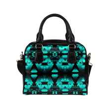 Load image into Gallery viewer, Dark-Teal-Winter-Camp Shoulder Handbag (Model 1634) Shoulder Handbags (1634) e-joyer 
