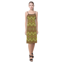 Load image into Gallery viewer, Fire Feather Yellow Alcestis Slip Dress
