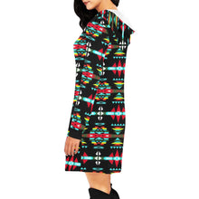 Load image into Gallery viewer, River Trail Sunset Hoodie Dress
