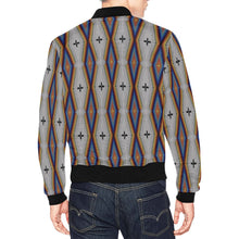 Load image into Gallery viewer, Diamond in the Bluff White Bomber Jacket for Men
