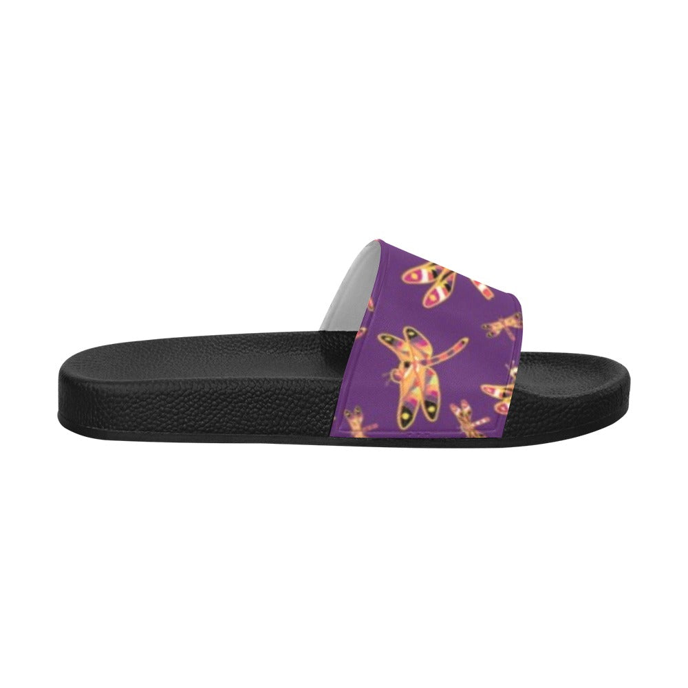 Gathering Yellow Purple Men's Slide Sandals