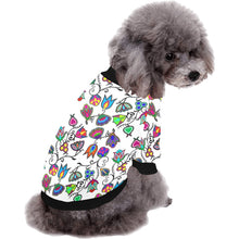 Load image into Gallery viewer, Indigenous Paisley White Pet Dog Round Neck Shirt
