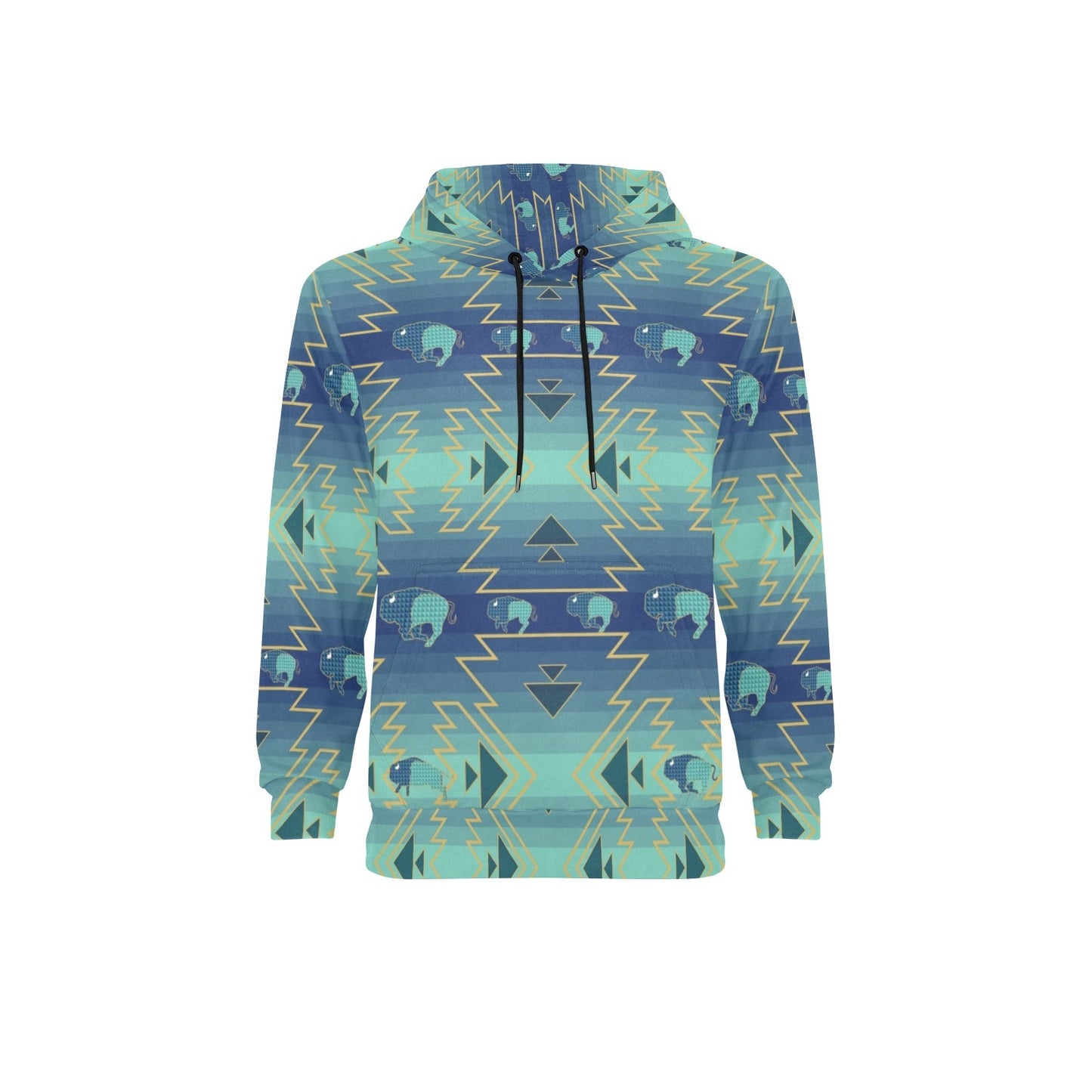 Buffalo Run Men's Long Sleeve Fleece Hoodie