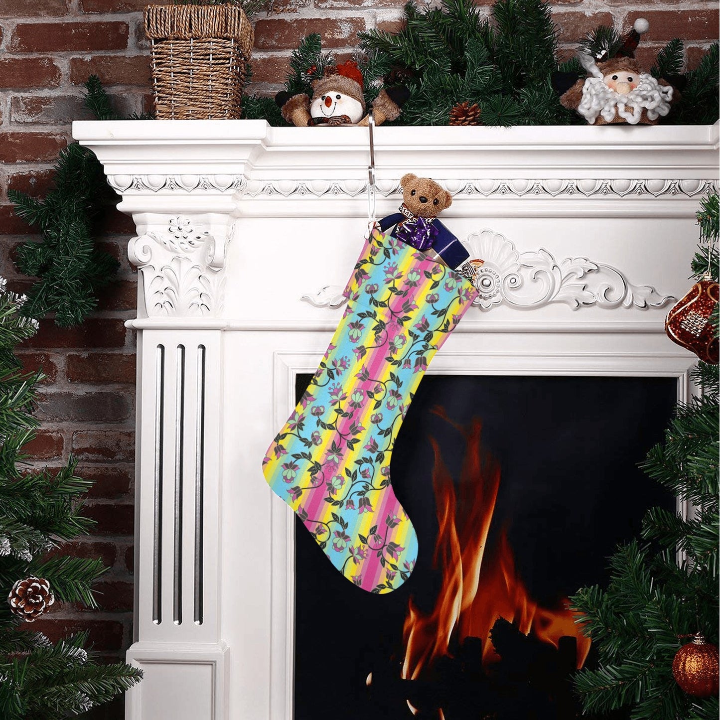 Powwow Carnival Christmas Stocking