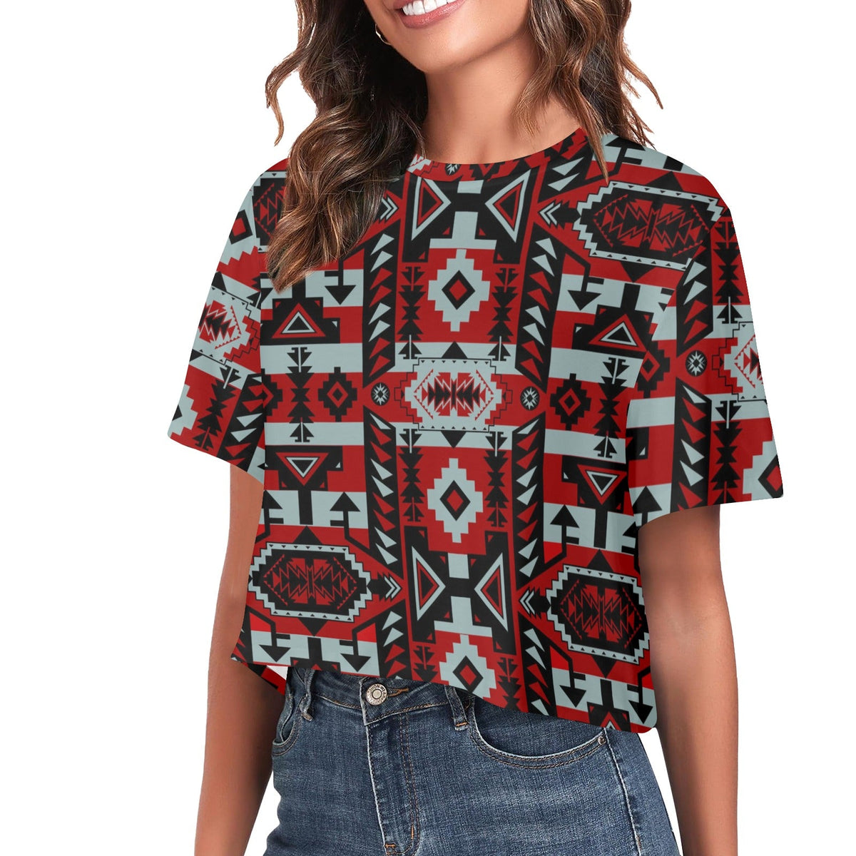 Chiefs Mountain Candy Sierra Dark Crop Top