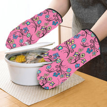 Load image into Gallery viewer, Blue Trio Bubblegum Oven Mitt &amp; Pot Holder
