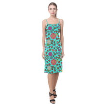 Load image into Gallery viewer, Berry Pop Turquoise Alcestis Slip Dress
