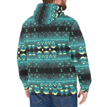 Load image into Gallery viewer, Inspire Green Men&#39;s Long Sleeve Fleece Hoodie
