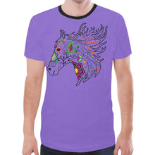 Load image into Gallery viewer, Horse Spirit Guide (Purple) New T-shirt for Men
