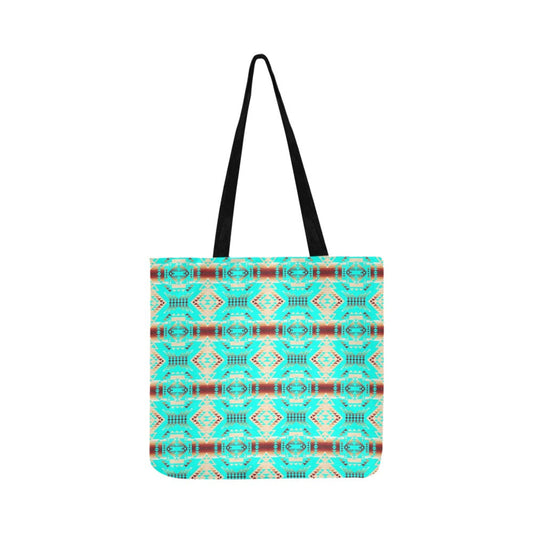 Gathering Earth Turquoise Reusable Shopping Bag