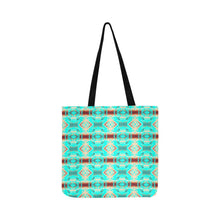 Load image into Gallery viewer, Gathering Earth Turquoise Reusable Shopping Bag
