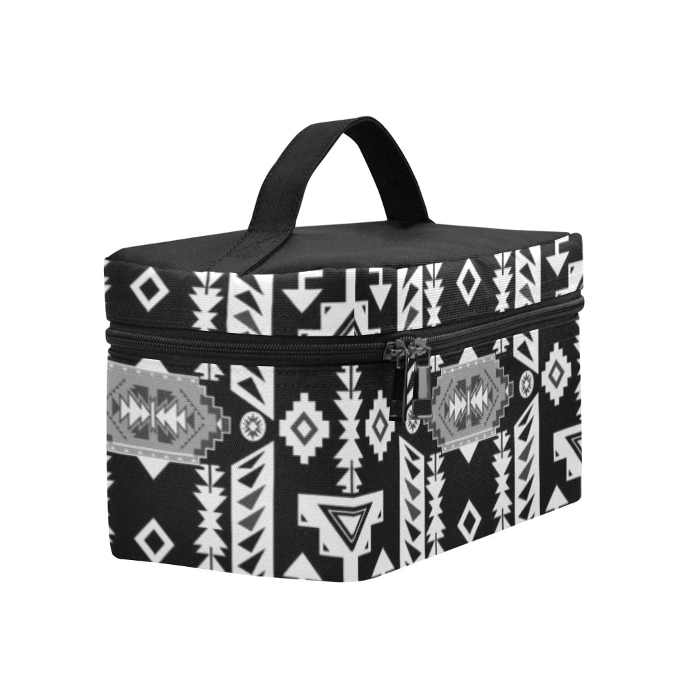 Chiefs Mountain Black and White Cosmetic Bag