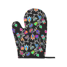 Load image into Gallery viewer, Indigenous Paisley Black Oven Mitt &amp; Pot Holder
