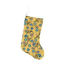 Load image into Gallery viewer, Blue Trio Tuscan Christmas Stocking
