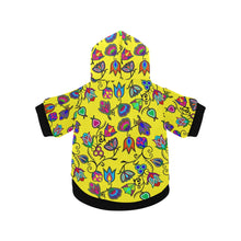 Load image into Gallery viewer, Indigenous Paisley Yellow Pet Dog Hoodie
