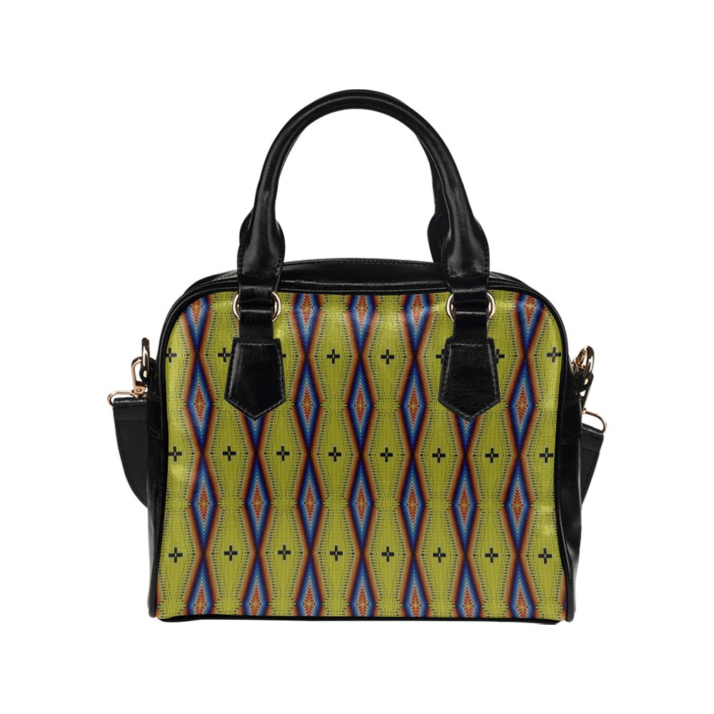 Diamond in the Bluff Yellow Shoulder Handbag