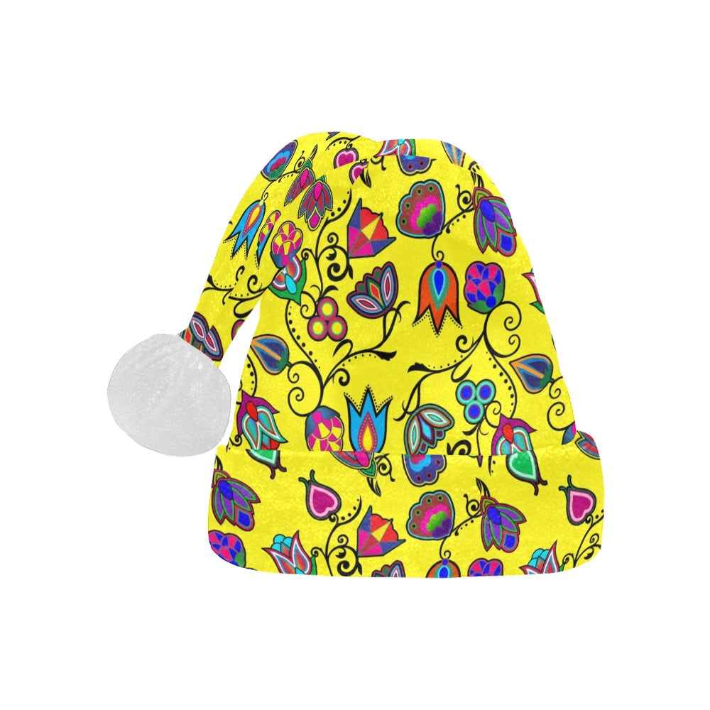 Indigenous Paisley Yellow Santa Hat