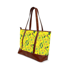 Load image into Gallery viewer, Vine Life Lemon Tote Handbag
