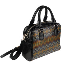 Load image into Gallery viewer, Fire Feather Grey Shoulder Handbag
