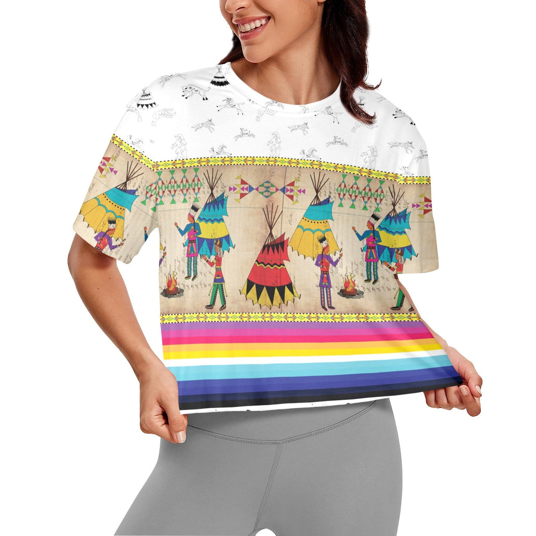 Ledger Chiefs Clay Crop Top