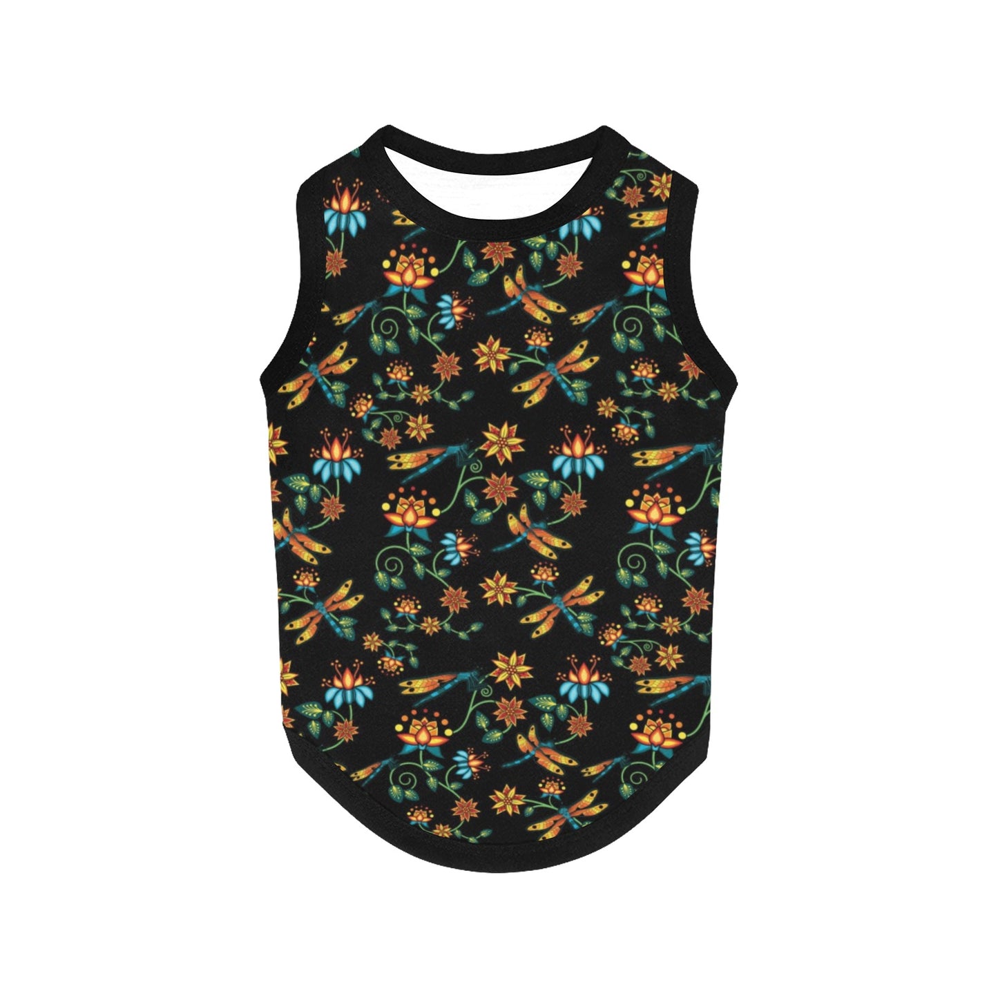 Dragon Lily Noir Pet Tank Top