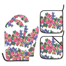 Load image into Gallery viewer, Kokum&#39;s Revenge White Oven Mitt &amp; Pot Holder
