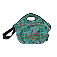 Load image into Gallery viewer, Takwakin Harvest Turquoise Neoprene Lunch Bag/Large
