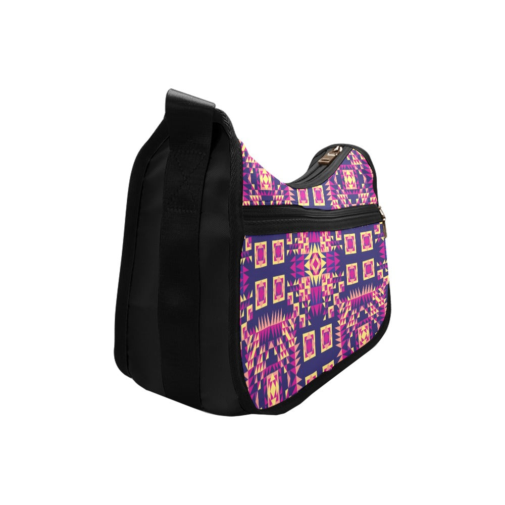 Kaleidoscope Bleu Crossbody Bags