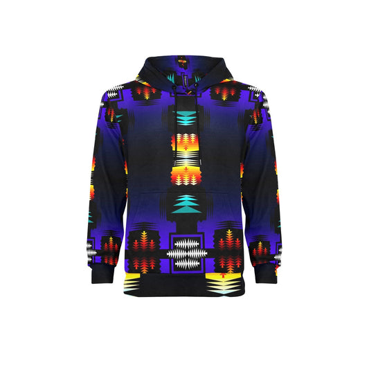 Midnight Sage Fire Fleece Hoodie