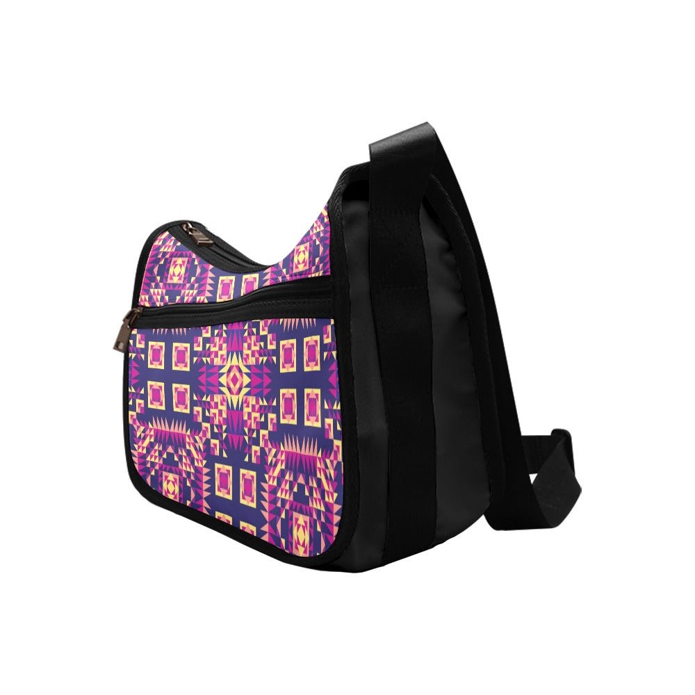 Kaleidoscope Bleu Crossbody Bags