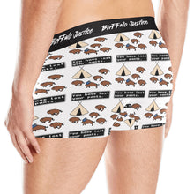 Load image into Gallery viewer, Buffalo Justice Colour Men&#39;s Boxer Briefs w/ Custom Waistband (Merged Design) (Model L10)
