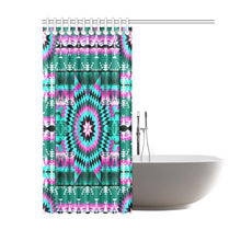 Load image into Gallery viewer, Deep Lake and Sunset Star Shower Curtain 60&quot;x72&quot; Shower Curtain 60&quot;x72&quot; e-joyer 
