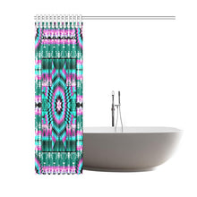 Load image into Gallery viewer, Deep Lake and Sunset Star Shower Curtain 60&quot;x72&quot; Shower Curtain 60&quot;x72&quot; e-joyer 
