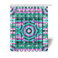 Load image into Gallery viewer, Deep Lake and Sunset Star Shower Curtain 60&quot;x72&quot; Shower Curtain 60&quot;x72&quot; e-joyer 
