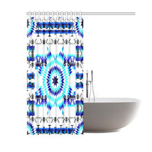 Load image into Gallery viewer, Deep Lake Whit Star Shower Curtain 60&quot;x72&quot; Shower Curtain 60&quot;x72&quot; e-joyer 
