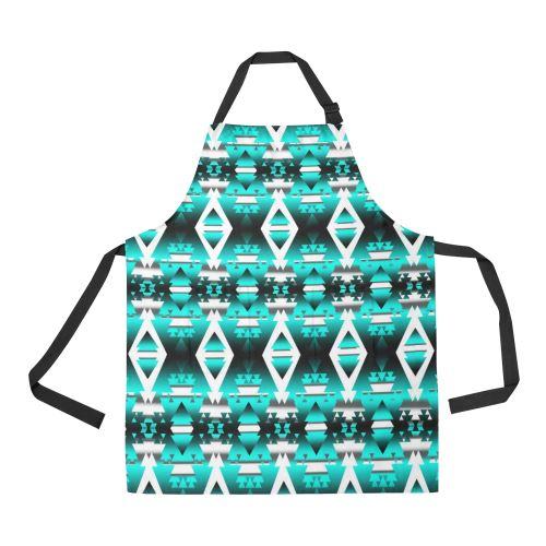 Deep Lake Winter Camp All Over Print Apron All Over Print Apron e-joyer 