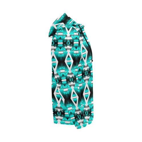 Deep Lake Winter Camp All Over Print Full Zip Hoodie for Men (Model H14) All Over Print Full Zip Hoodie for Men (H14) e-joyer 
