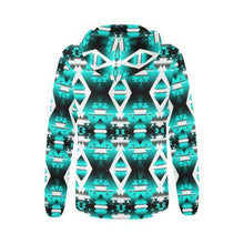 Load image into Gallery viewer, Deep Lake Winter Camp All Over Print Full Zip Hoodie for Women (Model H14) All Over Print Full Zip Hoodie for Women (H14) e-joyer 
