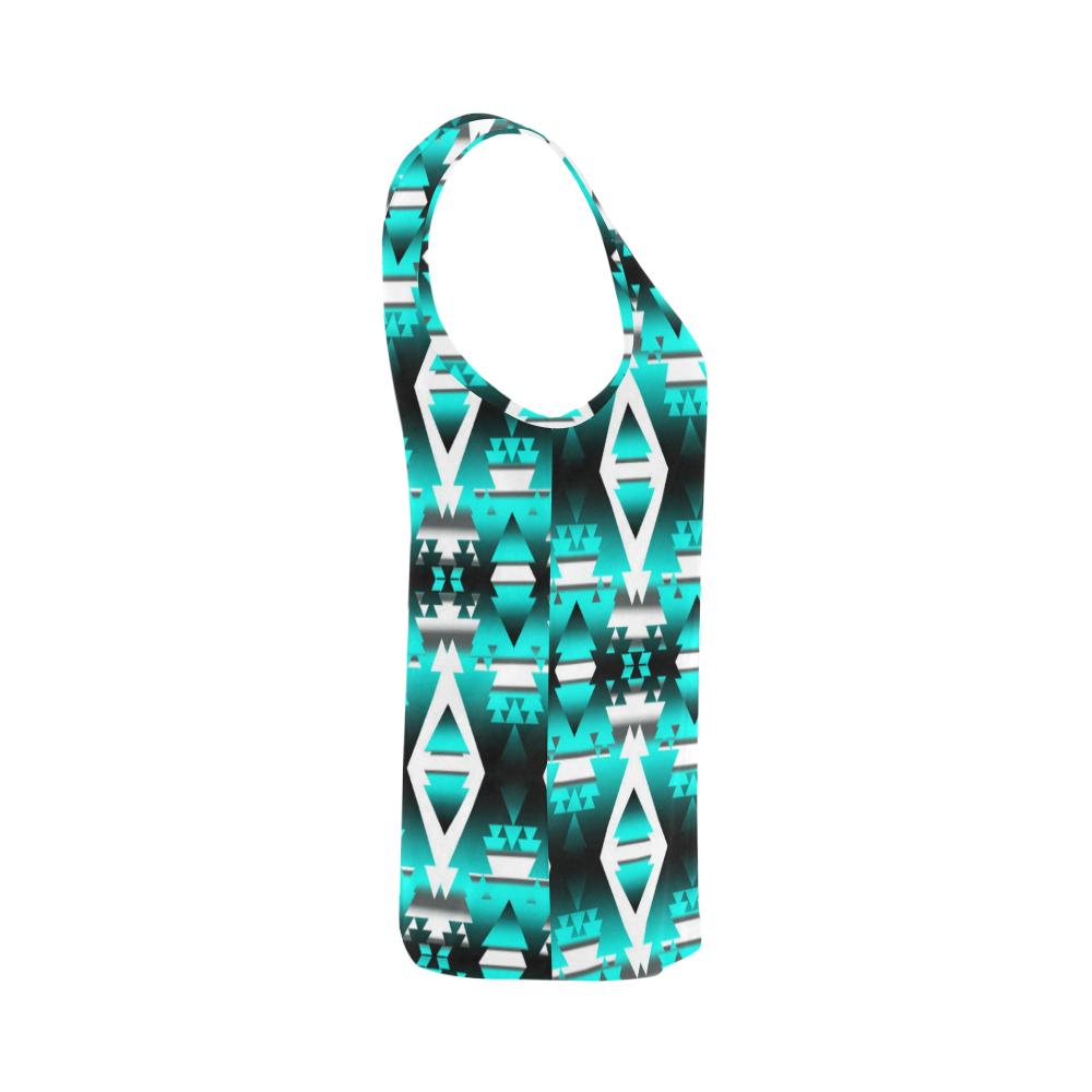 Deep Lake Winter Camp All Over Print Tank Top for Women (Model T43) All Over Print Tank Top for Women (T43) e-joyer 