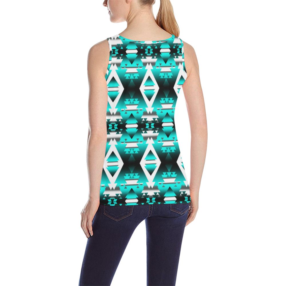 Deep Lake Winter Camp All Over Print Tank Top for Women (Model T43) All Over Print Tank Top for Women (T43) e-joyer 