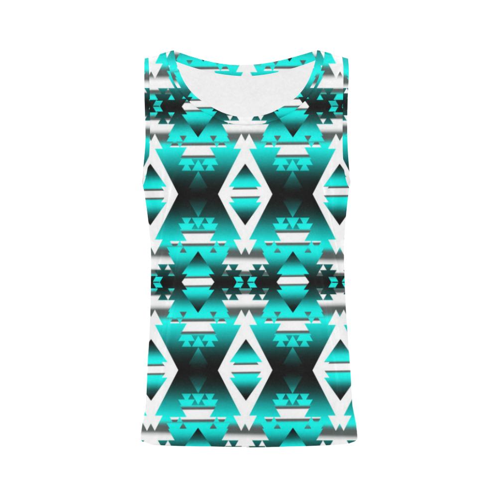 Deep Lake Winter Camp All Over Print Tank Top for Women (Model T43) All Over Print Tank Top for Women (T43) e-joyer 